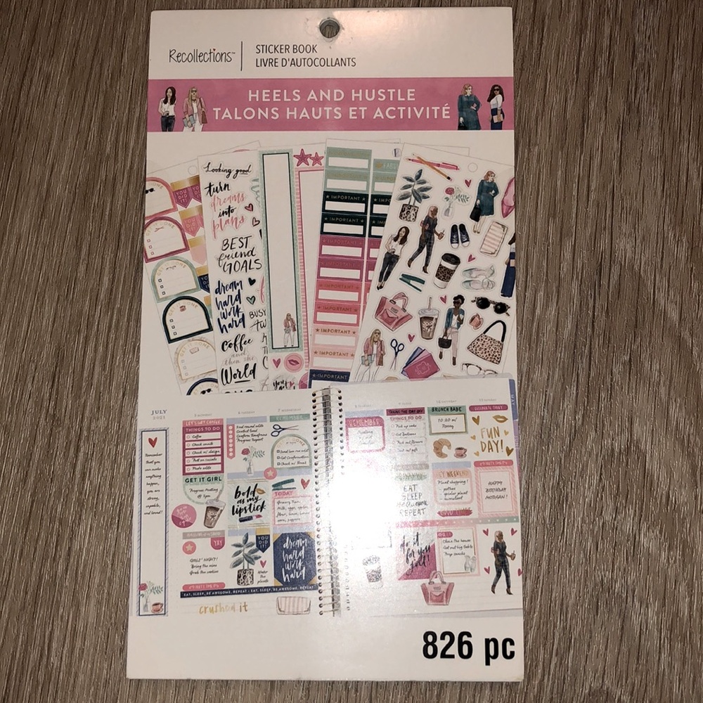 Recollections Sticker Book Heels and Hustle Brand New